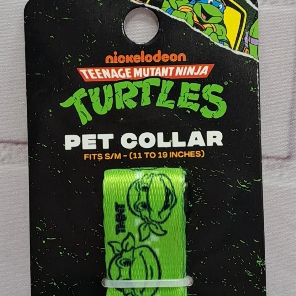 TMNT  Teenage Mutant Ninja‎ Turtles All Over Graphics Pet Collar S/M 11